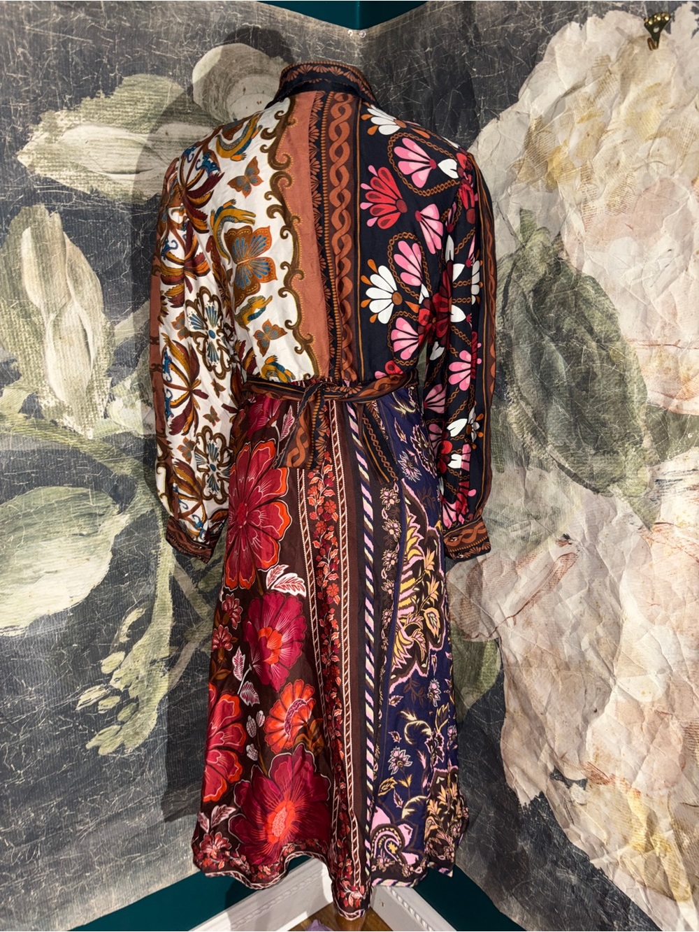 Farm Rio Miranda wrap Midi Dress - Picture 5 of 5